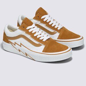 NEW VANS Old Skool Bolt Suede Sneaker Cathay Spice Brown Wheat M-9 W -10.5